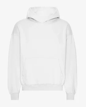 Sudadera con capucha oversize de algodón orgánico - Blanco óptico