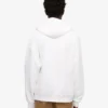 Sudadera con capucha oversize de algodón orgánico - Blanco óptico
