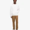 Sudadera con capucha oversize de algodón orgánico - Blanco óptico