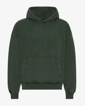 Sudadera con capucha oversize de algodón orgánico - Bosque de medianoche