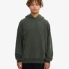 Sudadera con capucha oversize de algodón orgánico - Bosque de medianoche