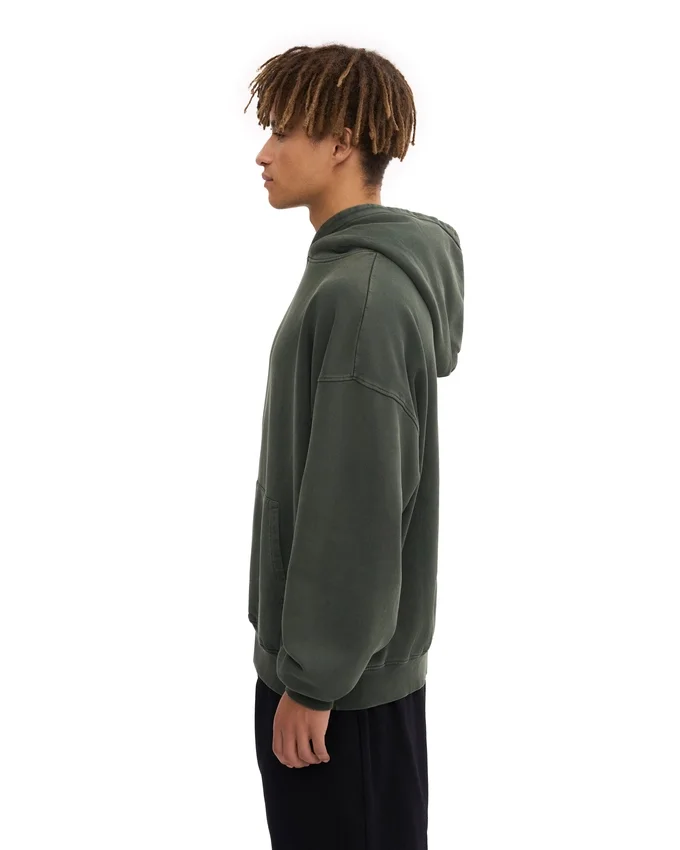 Sudadera con capucha oversize de algodón orgánico - Bosque de medianoche
