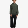 Sudadera con capucha oversize de algodón orgánico - Bosque de medianoche