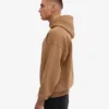 Sudadera con capucha oversize de algodón orgánico - Camello del Sáhara