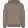 Sudadera con capucha oversize de algodón orgánico - Caqui descolorido