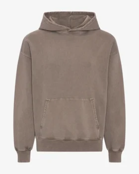 Sudadera con capucha oversize de algodón orgánico - Caqui descolorido