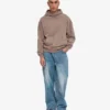 Sudadera con capucha oversize de algodón orgánico - Caqui descolorido