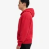Sudadera con capucha oversize de algodón orgánico con cremallera - Rojo escarlata