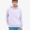 Sudadera con capucha oversize de algodón orgánico - Lavanda suave