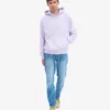 Sudadera con capucha oversize de algodón orgánico - Lavanda suave