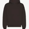 Sudadera con capucha oversize de algodón orgánico - Marrón café