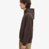 Sudadera con capucha oversize de algodón orgánico - Marrón café