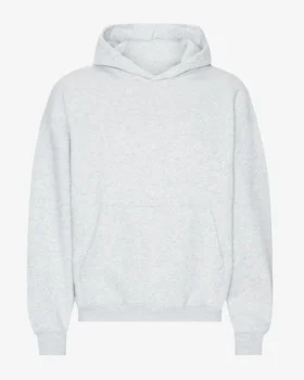 Sudadera con capucha oversize de algodón orgánico - Mezcla de colores nieve
