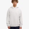 Sudadera con capucha oversize de algodón orgánico - Mezcla de colores nieve