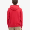 Sudadera con capucha oversize de algodón orgánico - Rojo escarlata