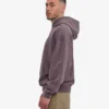 Sudadera con capucha oversize de algodón orgánico - Uva descolorida