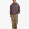 Sudadera con capucha oversize de algodón orgánico - Uva descolorida