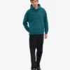 Sudadera con capucha oversize de algodón orgánico - Verde océano