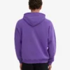 Sudadera con capucha oversize de algodón orgánico - Violeta ultra