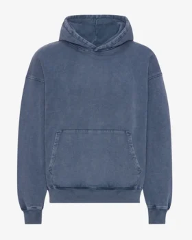 Sudadera con capucha oversize orgánica - Azul Neptuno