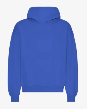 Sudadera con capucha oversize orgánica - Azul zafiro
