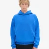 Sudadera con capucha oversize orgánica - Azul zafiro