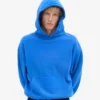 Sudadera con capucha oversize orgánica - Azul zafiro