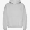 Sudadera con capucha oversize orgánica - Gris descolorido