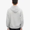 Sudadera con capucha oversize orgánica - Gris descolorido