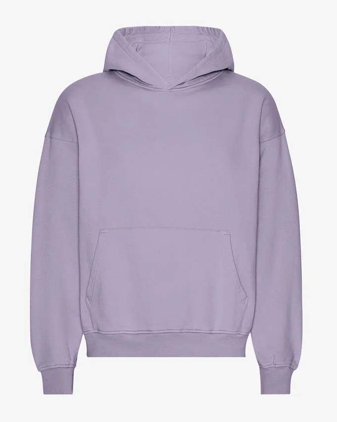 Sudadera con capucha oversize orgánica - Jade púrpura