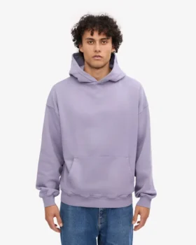 Sudadera con capucha oversize orgánica – Jade púrpura