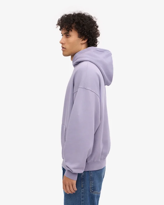 Sudadera con capucha oversize orgánica - Jade púrpura