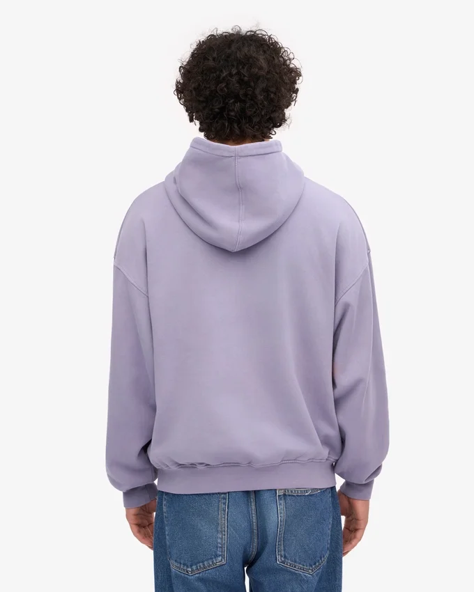 Sudadera con capucha oversize orgánica - Jade púrpura