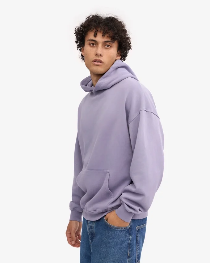 Sudadera con capucha oversize orgánica - Jade púrpura