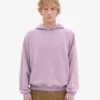 Sudadera con capucha oversize orgánica - Morado perlado