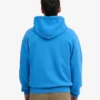 Sudadera con capucha oversize y cremallera de algodón orgánico - Azul Pacífico
