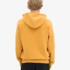 Sudadera con capucha y cremallera oversize de algodón orgánico - Amarillo quemado