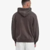 Sudadera con capucha y cremallera oversize orgánica - Faded Mud